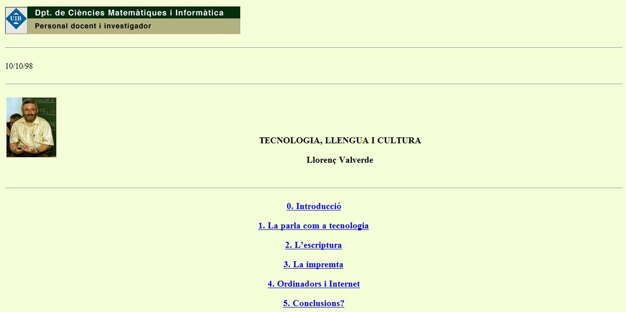Tecnologia, llengua i literatura | Recurso educativo 34306