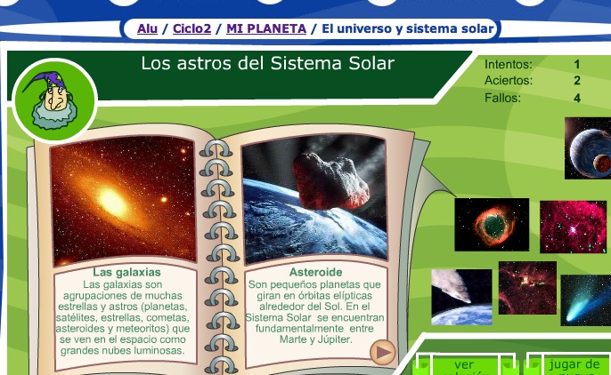 Los astros del Sistema Solar | Recurso educativo 35699