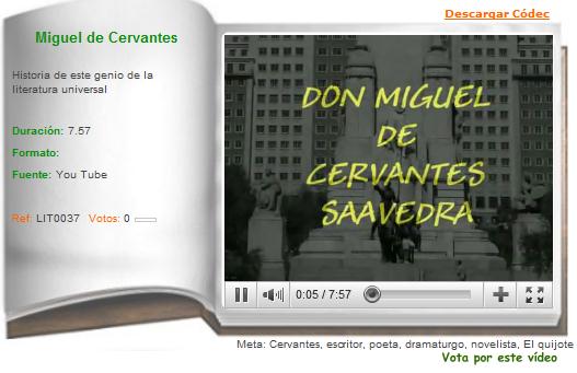 Miguel de Cervantes | Recurso educativo 36353