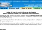 Números decimales. Ejercicios | Recurso educativo 36664