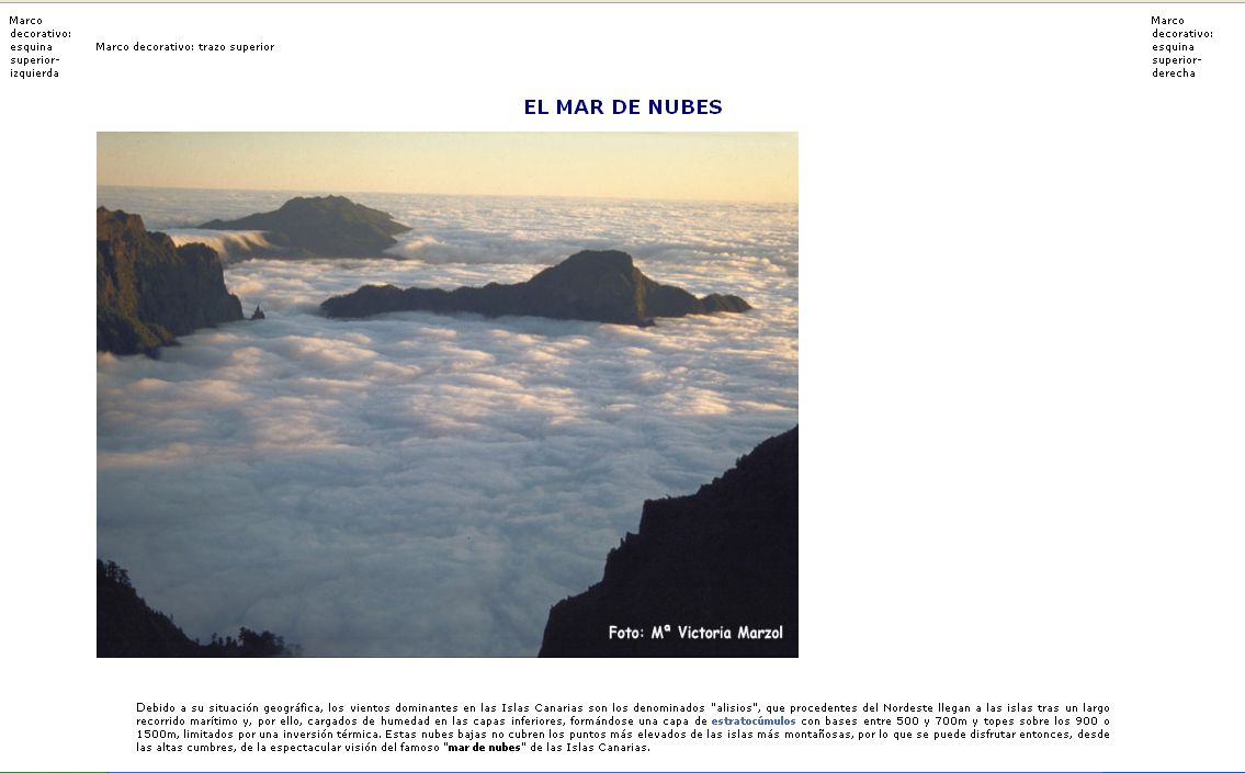 Mar de nubes (Islas Canarias) | Recurso educativo 36881