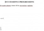 Exercicis de successions i progressions | Recurso educativo 37696