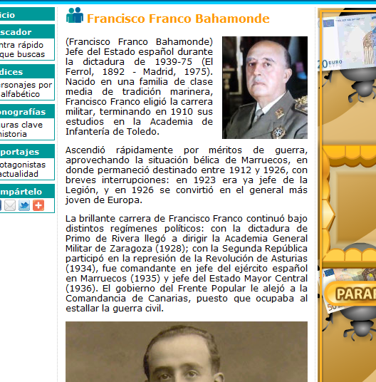 El General Franco | Recurso educativo 37809