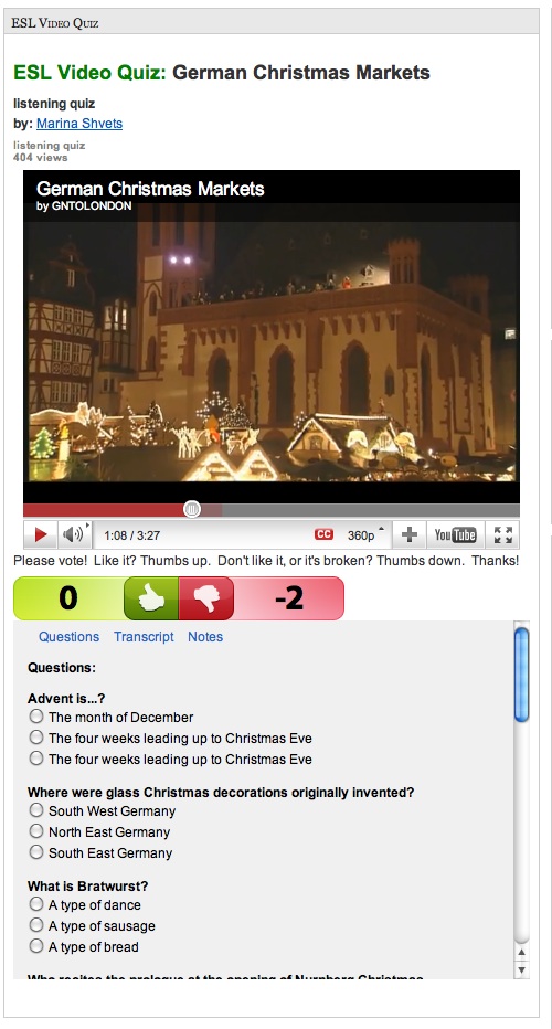 Video: German Christmas Markets | Recurso educativo 38425