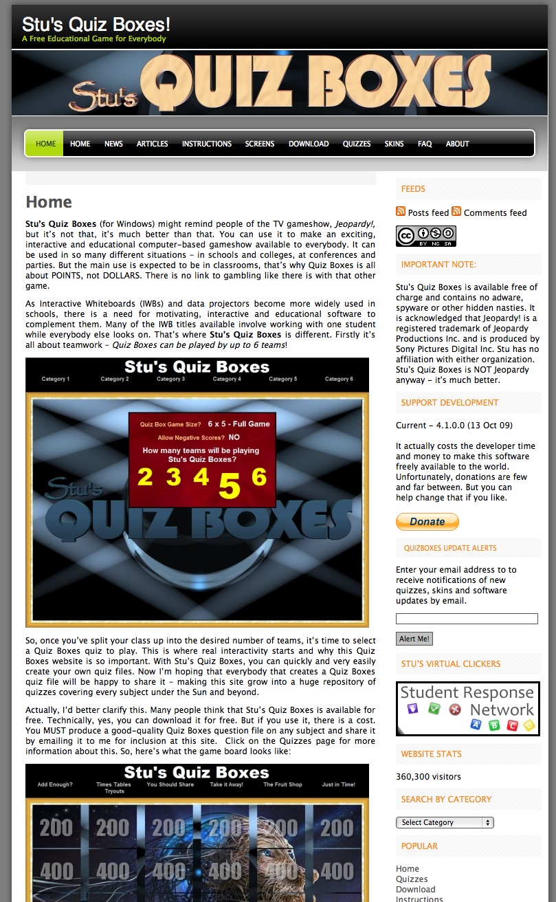 Stu's Quiz Boxes | Recurso educativo 40330