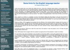 Some hints for the English language teacher | Recurso educativo 40449