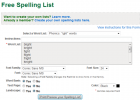Spelling lists | Recurso educativo 41713