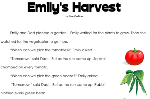 Emily's harvest | Recurso educativo 42882