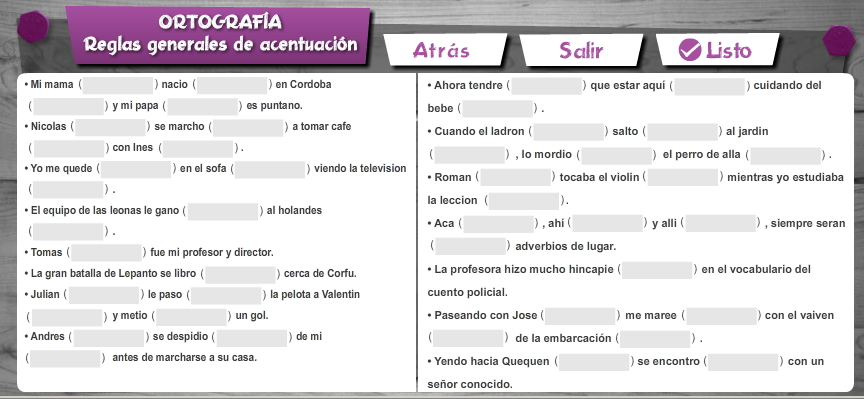 Ortografía. Reglas de acentuación | Recurso educativo 44826