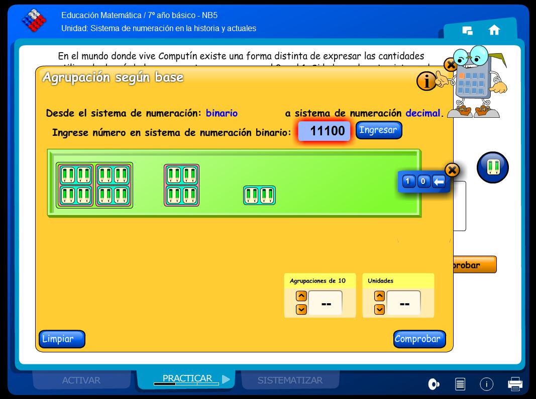 Sistema de numeración binario | Recurso educativo 45050