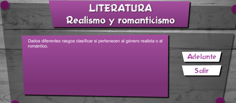 Realismo y romanticismo | Recurso educativo 45241