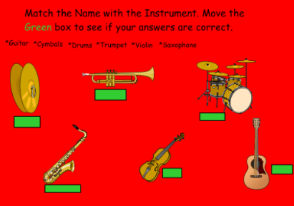 Musical instruments | Recurso educativo 46043