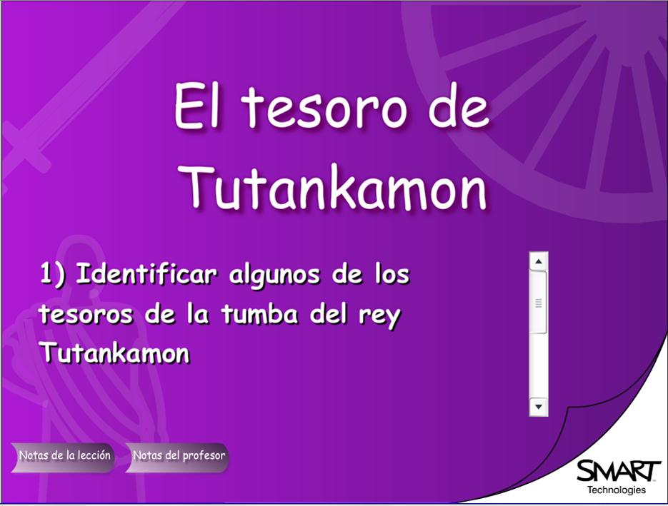 El tesoro de Tutankamon | Recurso educativo 50772