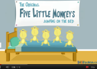 Song: Five little monkeys | Recurso educativo 50859