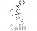Rellenar letras: Delfín | Recurso educativo 25009