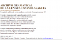 Archivo gramatical de la lengua española | Recurso educativo 31333
