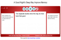 Listening: A Good Night's Sleep May Improve Memory | Recurso educativo 9309