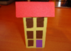 Manualidades sencillas: casa 3D | Recurso educativo 69557