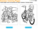 Summer printable colouring pages | Recurso educativo 71586