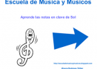 Notas en clave de Sol. Lenguaje Musical | Recurso educativo 76636