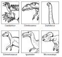 Dinosaurs printables | Recurso educativo 78358