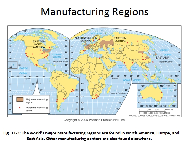 World industrial regions | Recurso educativo 89782