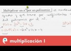 Multiplicación de polinomios I | Recurso educativo 107807