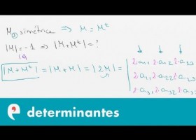 Cálculo de determinantes (ejercicio 5) | Recurso educativo 109470