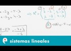 Sistemas de ecuaciones lineales (ejercicio 1) | Recurso educativo 109494
