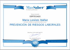 Curso de Prevención de Riesgos Laborales | MasSaber | Recurso educativo 114069