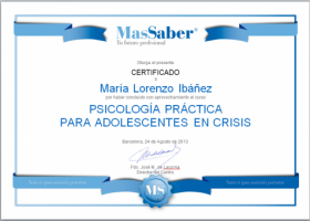 Curso de Psicología práctica para adolescentes en crisis | MasSaber | Recurso educativo 114151