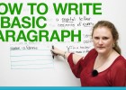How to write a basic paragraph | Recurso educativo 121295