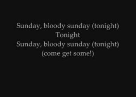 Ejercicio de listening con la canción Sunday Bloody Sunday de U2 | Recurso educativo 122844