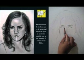 Cómo dibujar un retrato realista ( parte 1 ) con Carbón - Emma Watson - | Recurso educativo 676945