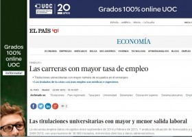 Carreres amb la major taxa d'ocupació | Recurso educativo 741494