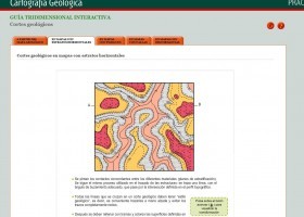 Cortes geológicos en mapas | Recurso educativo 745941