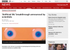 'Artificial life' breakthrough announced by scientists - BBC News | Recurso educativo 748665