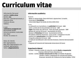 Curriculum Vitae | Recurso educativo 749664