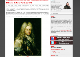 El Decret de Nova Planta de 1716 | Recurso educativo 752529