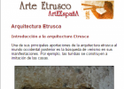 Introducción a la arquitectura Etrusca | Recurso educativo 753695