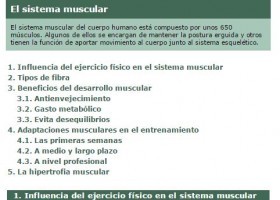 El sistema muscular y el ejercicio | Recurso educativo 760300