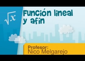 Función lineal y afín | Recurso educativo 767942