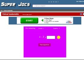 Joc de càlcul matemàtic | Recurso educativo 768176