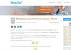 Multiplicaciones de números seguidos de ceros | Recurso educativo 772556