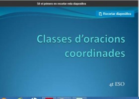 Oracions coordinades | Recurso educativo 777526