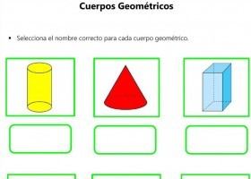Ficha online de cuerpos geométricos | Recurso educativo 772387