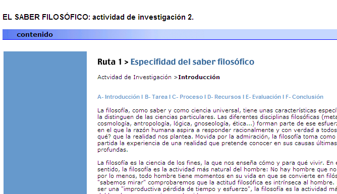 El saber filosófico: actividad de investigación 2 | Recurso educativo 41602