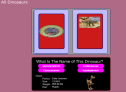 Dinosaur flashcards | Recurso educativo 52408