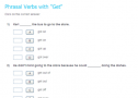 Phrasal verbs with "get" | Recurso educativo 61189