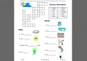 Weather crossword | Recurso educativo 12591